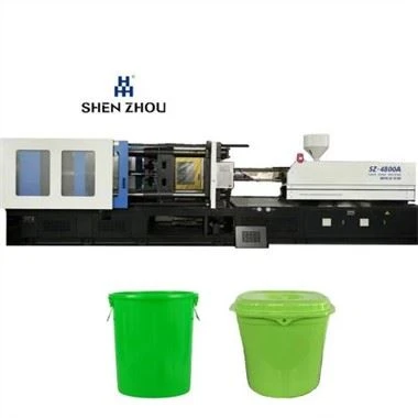 Macchina per lo stampaggio ad iniezione con secchio in plastica da 20 litri
